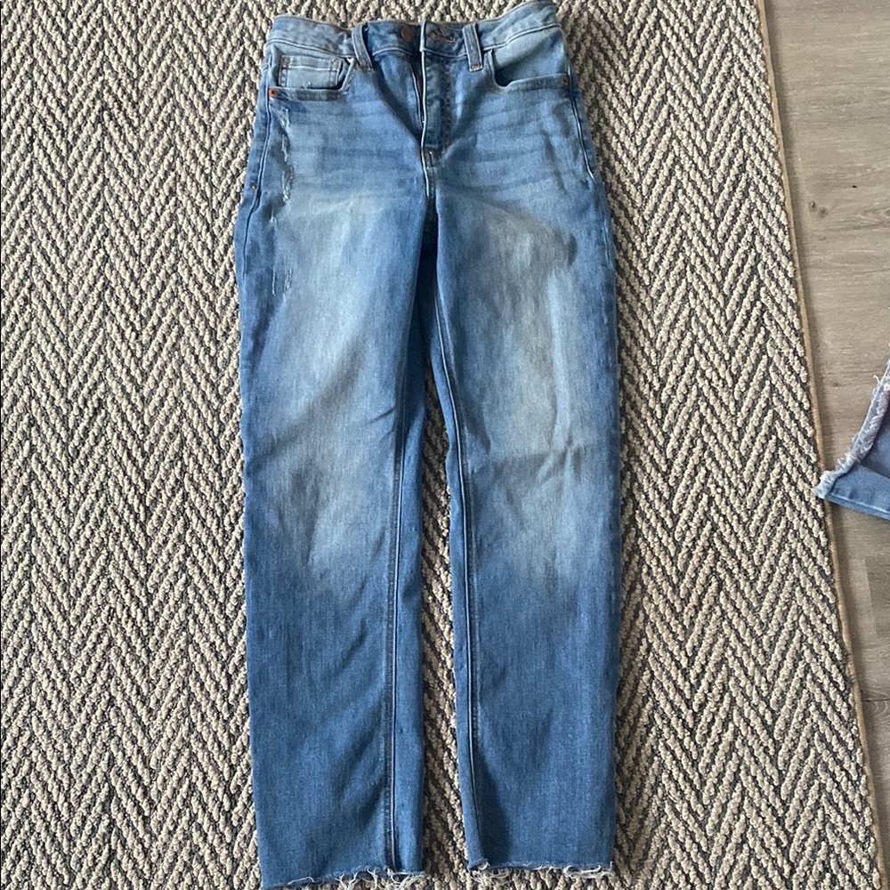 Women's Blue Skinny/ Straight Jeans